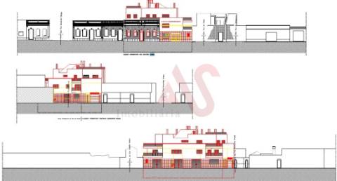 Prédio com projeto aprovado em Olhão, Faro