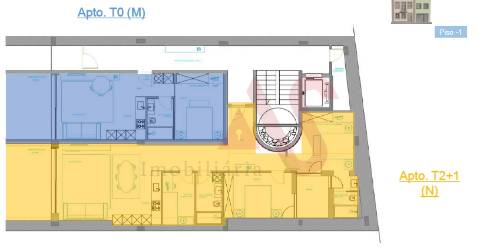 Apartamento T1+1 no Empreendimento São Vicente Residences em Braga