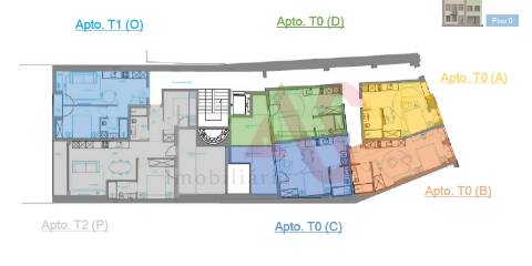 Apartamento T1+1 no Empreendimento São Vicente Residences em Braga
