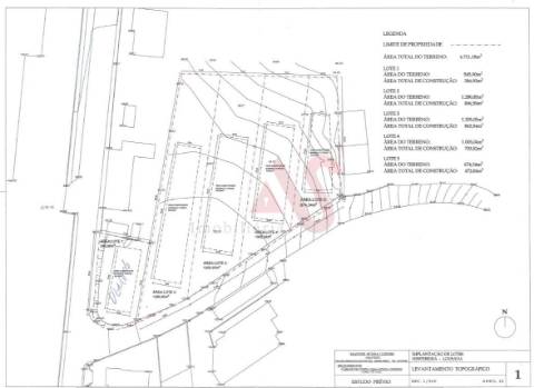 Conjunto de 4 Lotes para Construção com 4.165,28 m² em Nespereira, Lousada