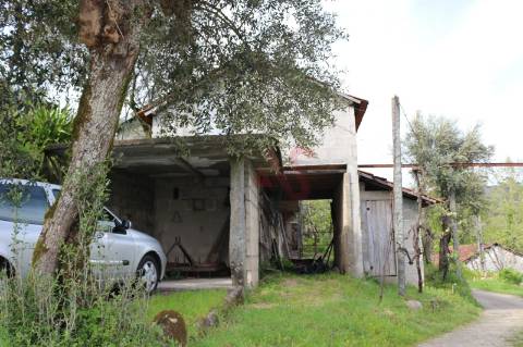 Moradia T2 para restaurar em lote de terreno com 4.049 m2 em Fervença, Celorico de Basto