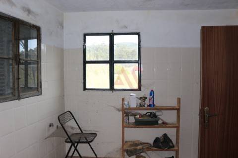 Moradia T2 para restaurar em lote de terreno com 4.049 m2 em Fervença, Celorico de Basto