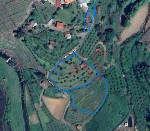 Moradia T2 para restaurar em lote de terreno com 4.049 m2 em Fervença, Celorico de Basto