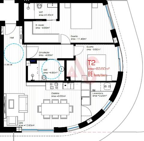 Apartamento T2 no Centro de Lousada