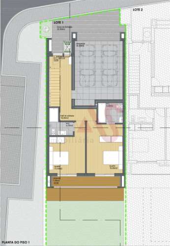 Moradia T3 de Gaveto em construção em Idães, Felgueiras