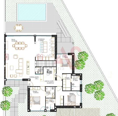 Moradia T3 de Luxo com Piscina &#124; Empreendimento Casal das Flores &#124; Braga