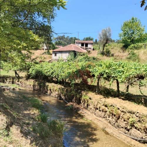 Moradias para restaurar com terreno de 41.214 m² em Borba de Godim, Felgueiras