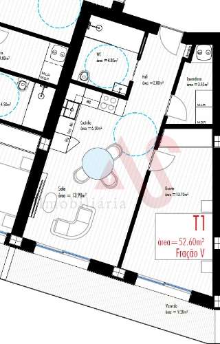 Apartamentos&#8203;&#8203;&#8203;&#8203;&#8203;&#8203;&#8203; T1 em Construção no Centro de Freamunde