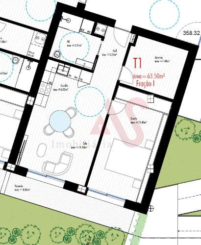 Apartamentos&#8203;&#8203;&#8203;&#8203;&#8203;&#8203;&#8203; T1+1 em Construção no Centro de Freamunde