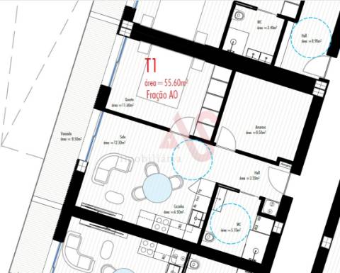 Apartamentos&#8203;&#8203;&#8203;&#8203;&#8203;&#8203;&#8203; T1+1 em Construção no Centro de Freamunde