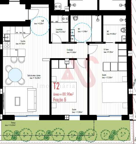 Apartamentos&#8203;&#8203;&#8203;&#8203;&#8203;&#8203;&#8203; T2 em Construção no Centro de Freamunde