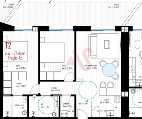 Apartamentos&#8203;&#8203;&#8203;&#8203;&#8203;&#8203;&#8203; T2 em Construção no Centro de Freamunde