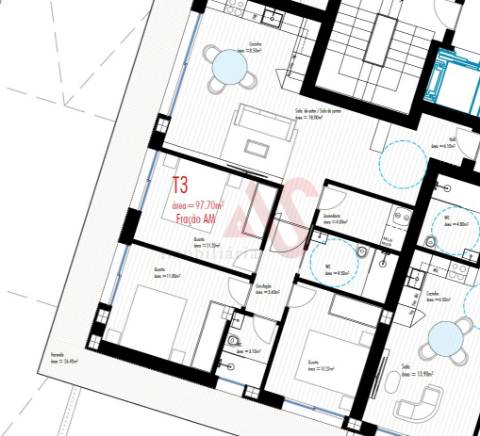 Apartamentos&#8203;&#8203;&#8203;&#8203;&#8203;&#8203;&#8203; T3 em Construção no Centro de Freamunde