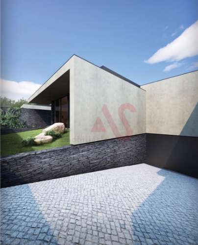 Moradia T3 de Gaveto no Empreendimento – Villa 48 em Palmeira, Braga com piscina