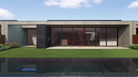 Moradia T3 de Gaveto no Empreendimento – Villa 48 em Palmeira, Braga com piscina