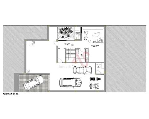 Moradia T3 de Gaveto no Empreendimento – Villa 48 em Palmeira, Braga com piscina