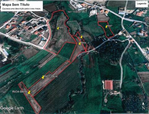 Terrenos Rústicos com 13.759 m² em Nevogilde, Lousada