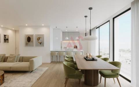 Apartamento T3 em construção no empreendimento Vila Mauri em Felgueiras