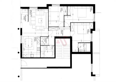 Apartamento T3, com 1 Suite , Garagem, Lavandaria, Cozinha Mobilada em Construção – Felgueiras