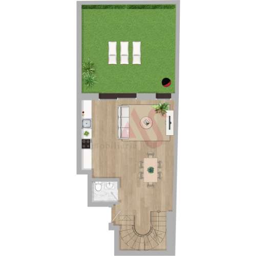 T2 Duplex Inserido no Novo Empreendimento de Brito Capelo, 76 - Centro do Porto