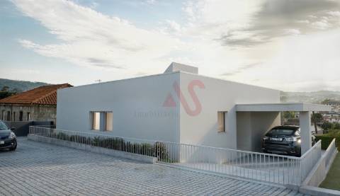 Moradia T3 Térrea com Projeto Aprovado – Moreira de Cónegos, Guimarães