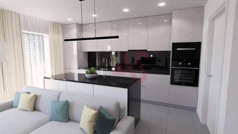 Apartamento T2 no piso 0 com terraço em São Miguel, Vizela