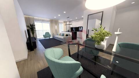 Apartamento T2 no piso 0 com terraço em São Miguel, Vizela