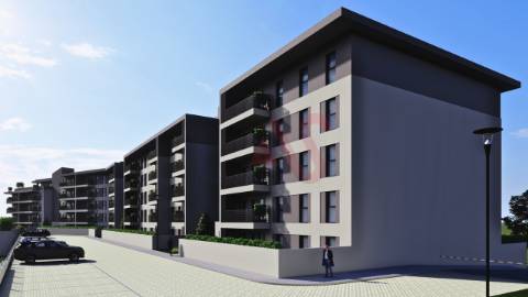 Apartamento T2 no piso 0 com terraço em São Miguel, Vizela