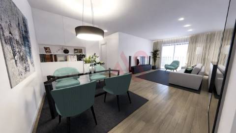 Apartamento T2 no piso 0 com terraço em São Miguel, Vizela