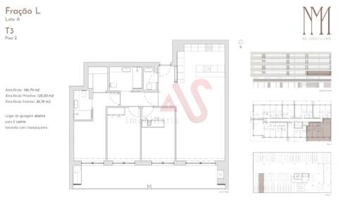 Apartamento T3 no Empreendimento 1111 – Guimarães | Desde 381.100€