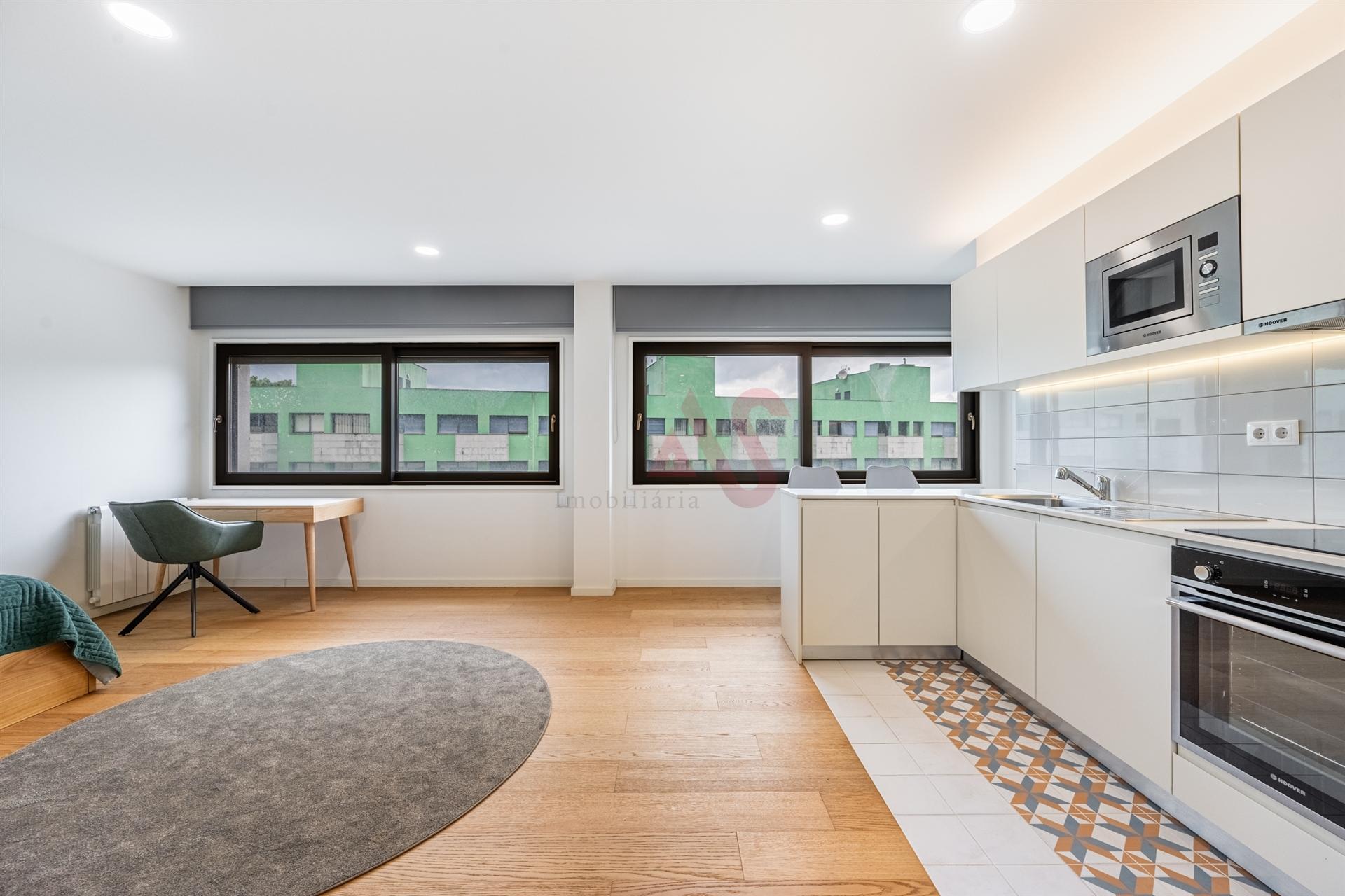 Apartamento T0 (Estúdio) em Guimarães – Moderno, Funcional e com Garagem