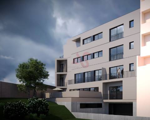 Apartamento T3 com terraço em construção no Edifício Louzada no Centro da Vila de Lousada