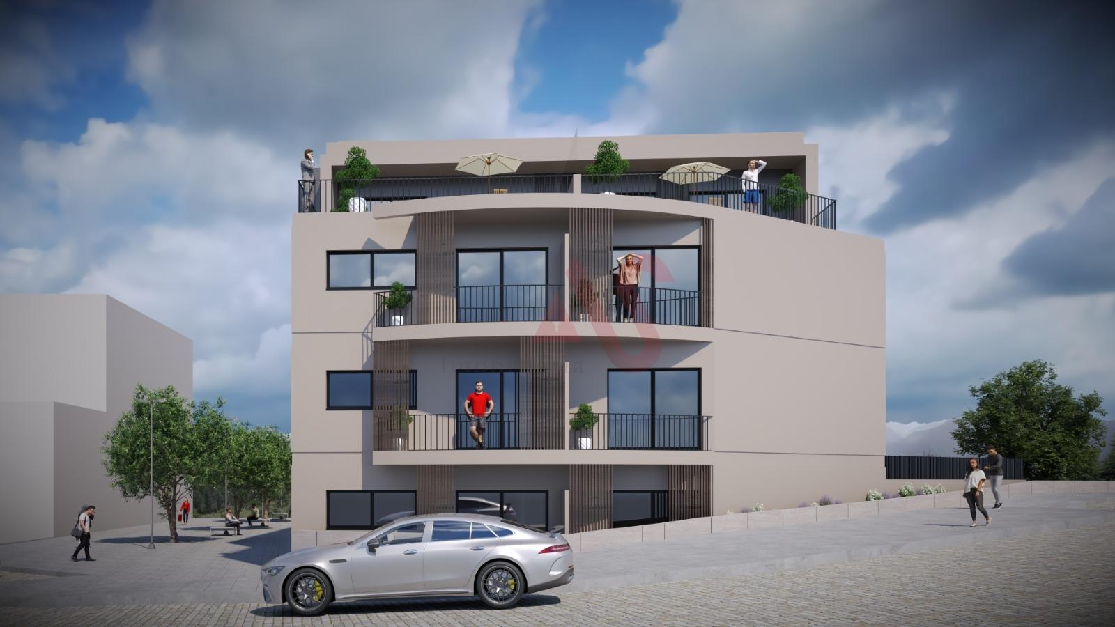 Apartamento T3 em construção no Edifício Louzada no centro da vila de Lousada