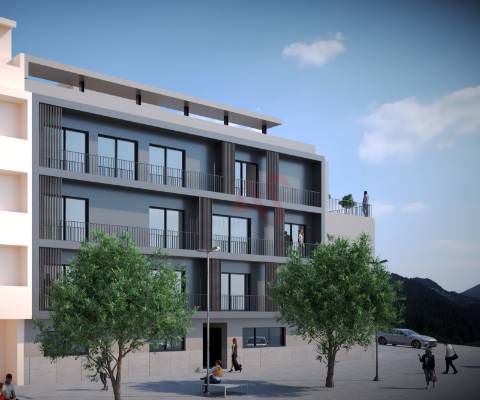 Apartamento T2 com Terraço em construção no Edifício Louzada no Centro da Vila de Lousada