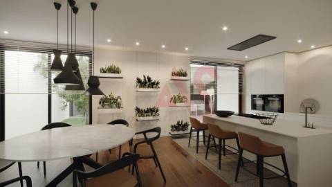 Moradia T3 de luxo, inserida no condomínio fechado, Com 3 SUITES, Garagem p/ 3 carros, em Guimarães