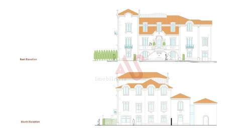 Palacete da 2.ª década do séc. XX,  com PIP aprovado para 7 apartamentos em Paredes