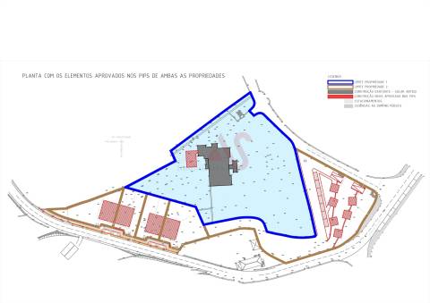 Palacete da 2.ª década do séc. XX,  com PIP aprovado para 7 apartamentos em Paredes
