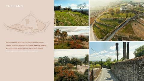 Terreno com 4862 m2 e PIP Aprovado 4 Moradias e 1 Complexo Turistico 6 bungalows em Louredo, Paredes