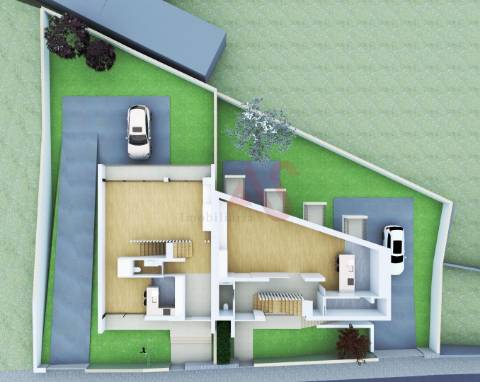 Moradia geminada T3 nova no Centro de Fafe