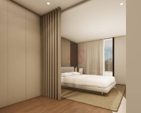 Apartamento T2 de luxo no condomínio fechado Thaís Living - Guimarães