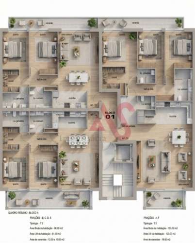 Apartamentos T2 novos desde 240.000€ em Infias, Vizela