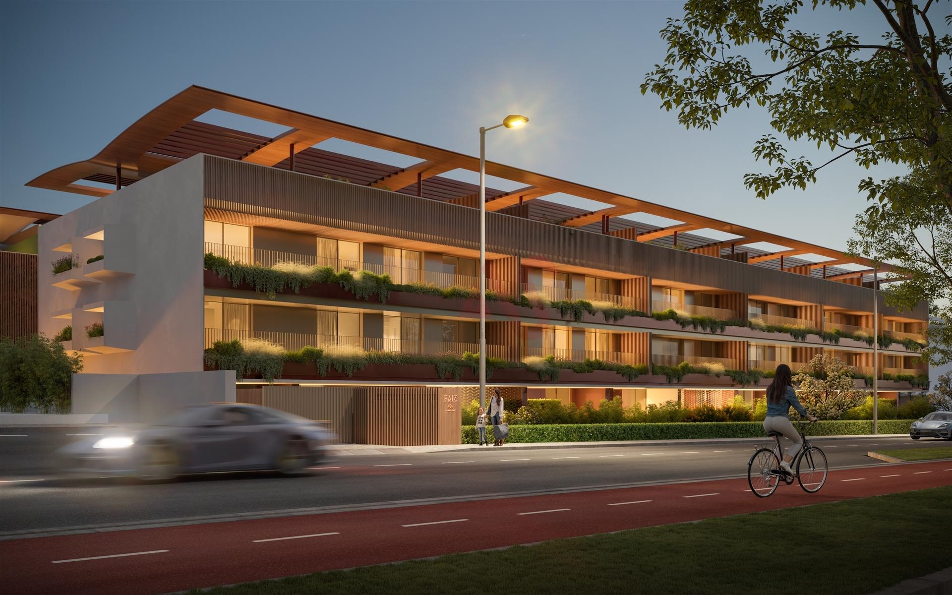 Apartamento T2, no empreendimento RAIZ, edifício PARQUE, na Av. da Boavista, Porto