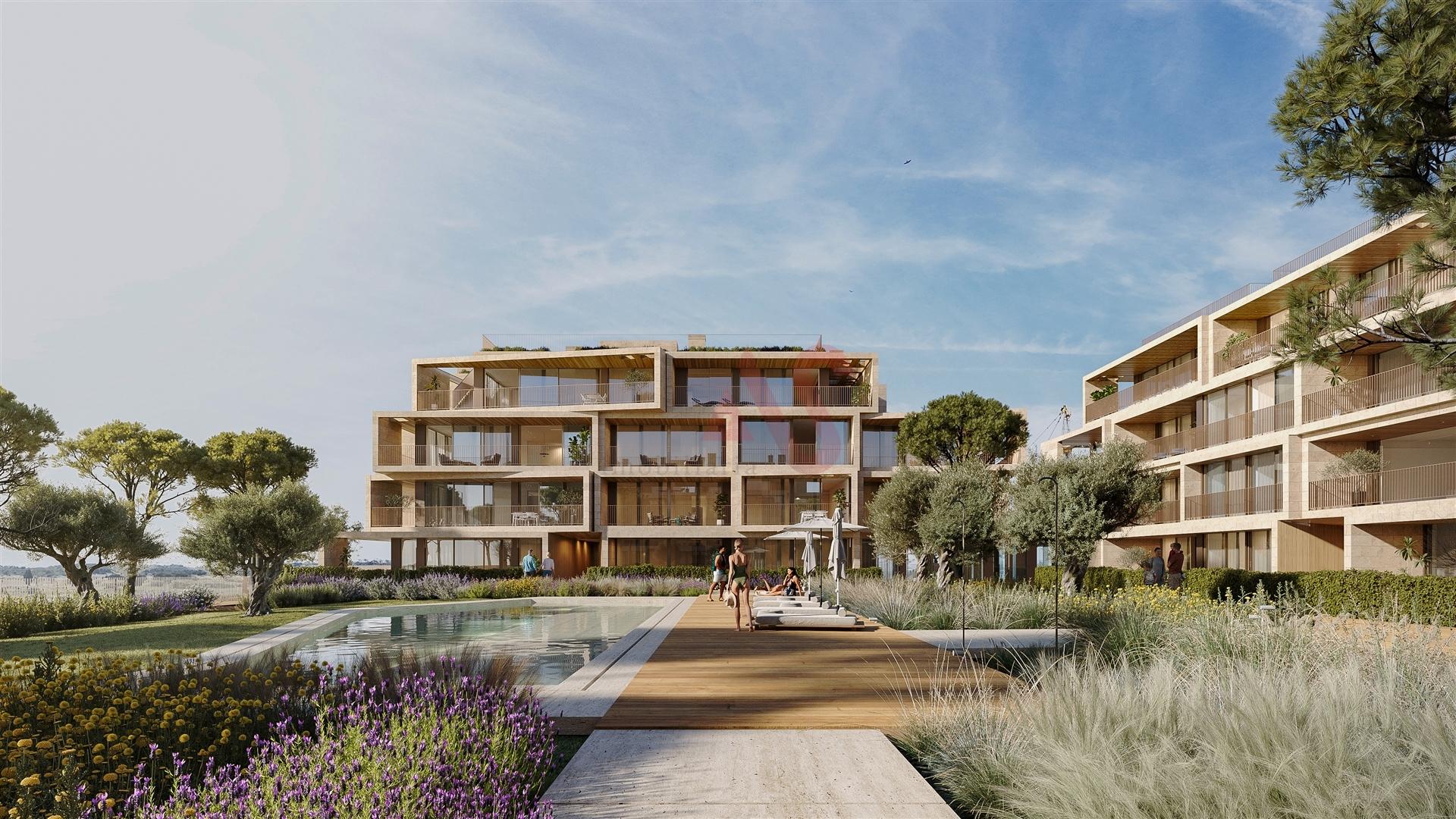 Apartamentos T2, desde 975.000€, no empreendimento LUMARE, edifício WAVE - Quarteira, ALGARVE