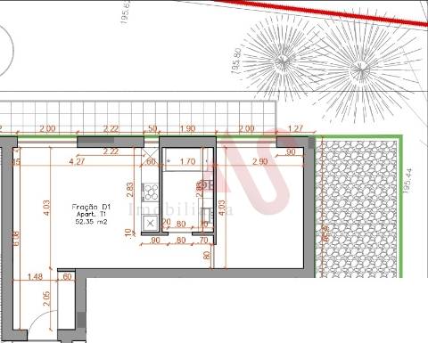 Apartamentos T1 desde 170.000€ novo em Infias, Vizela