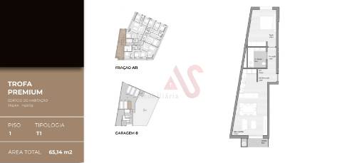Apartamentos T1 novos desde 210.000€ no Trofa Premium