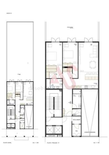 Apartamento T2 com Terraço – 333,70 m² + Arrumo 5,40 m² em Matosinhos