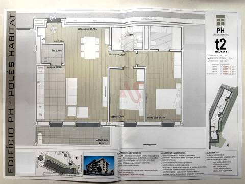 Apartamento T2 novo no centro de Vizela