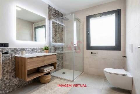 Apartamento T1 NOVO com TERRAÇO, 1 quarto, roupeiro embutido, Infias, Vizela