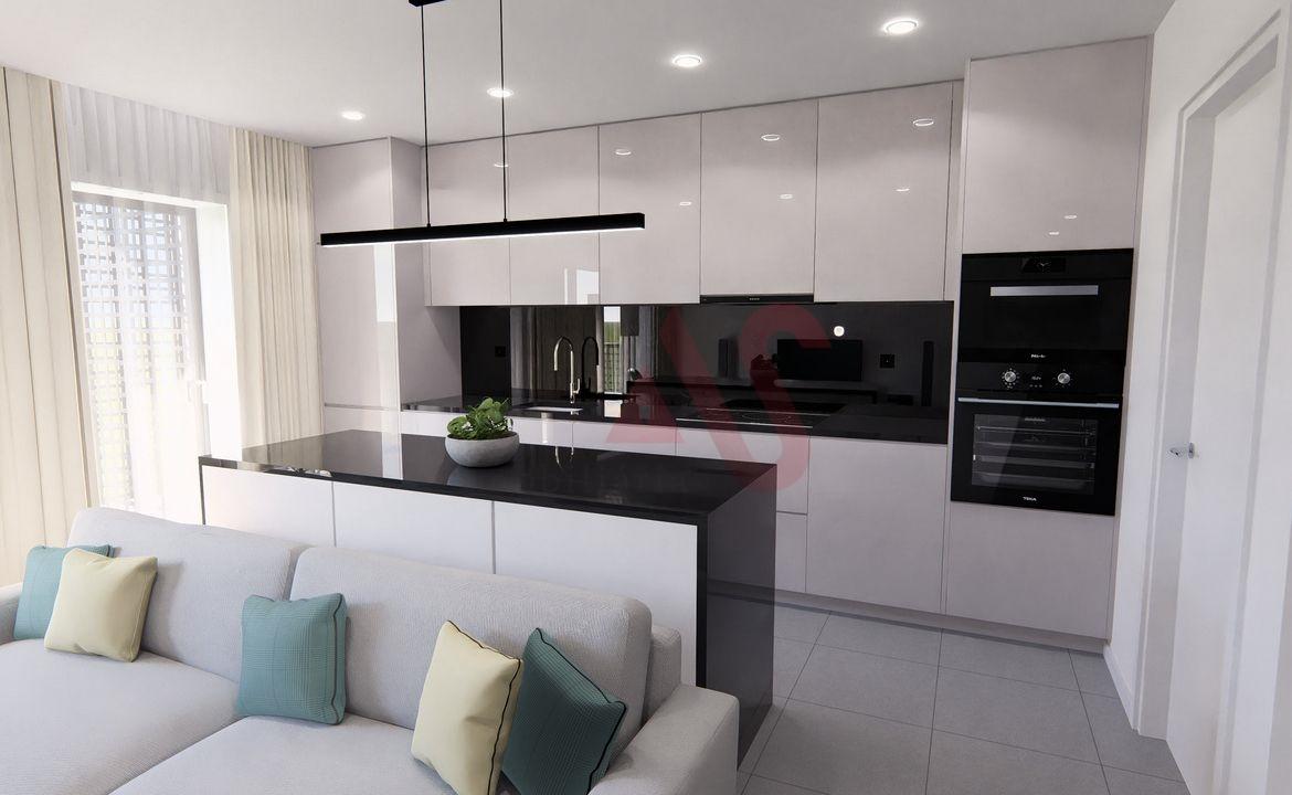 Apartamento T2 novo com terraço no centro de Vizela