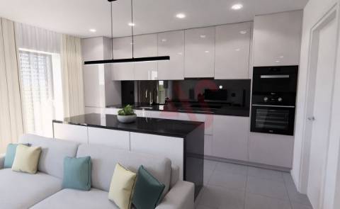 Apartamento T2 novo com terraço no centro de Vizela